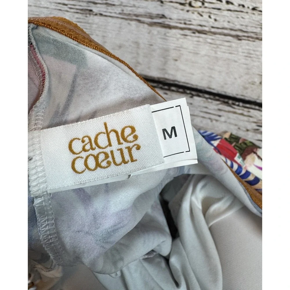 Cache Coeur Maternity Playa Pregnancy One Piece Swimsuit Swim Soft‎ Medium